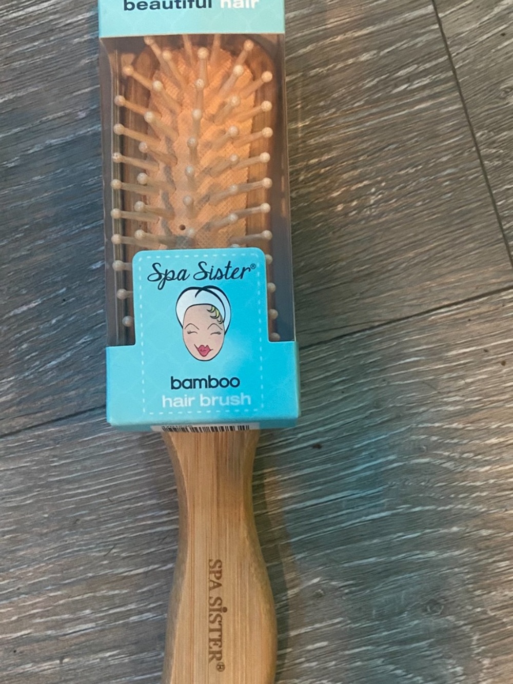 Bamboo Hair Brush - Natural Brown